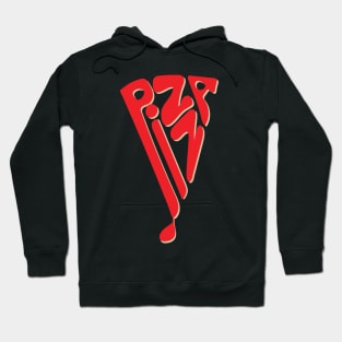 Pizza Slice Hand Lettering Hoodie